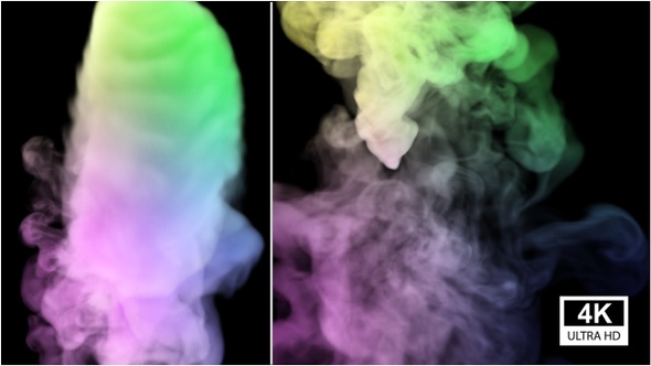 Realistic Colorful Smoke Revealing 4K 02