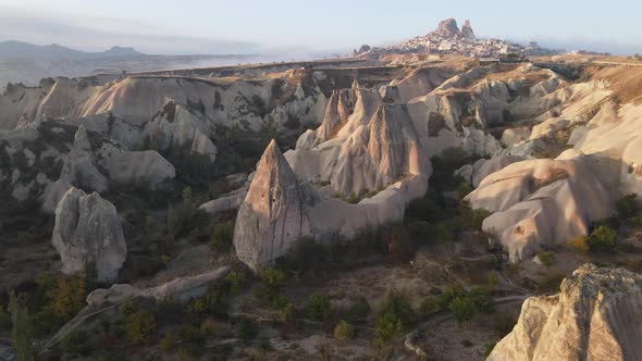 Aerial View Cappadocia Landscape