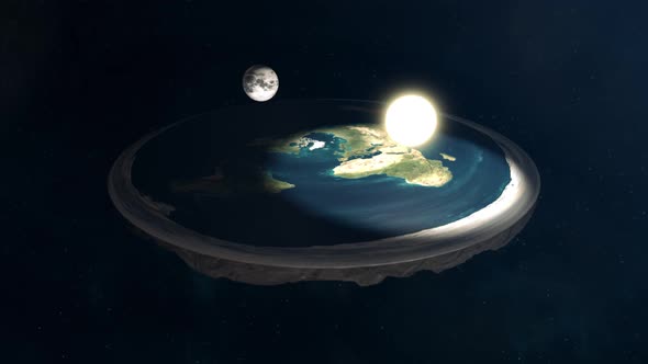 Flat Earth Conspiracy Sun And Moon Model 