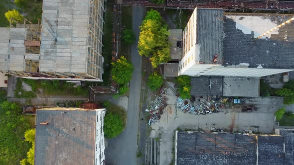 Old Abandoned Factory Buildings