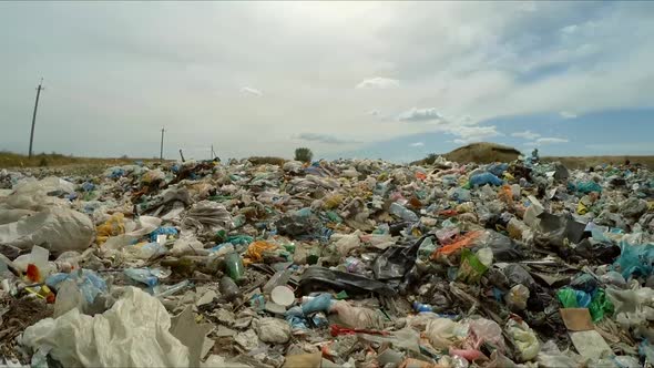 Piles of Garbage in the City Dump