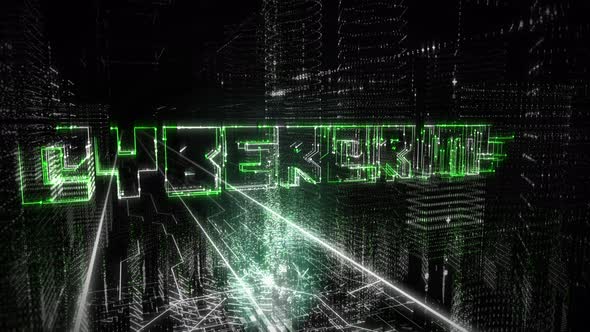 Futuristic world of cybercrime. Gaining access to protected systems. 3D graphics alt