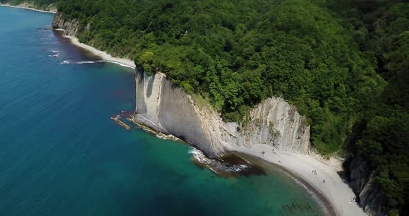 Skala Kiseleva is a Natural Monument on the Territory of the Tuapse District of the Krasnodar