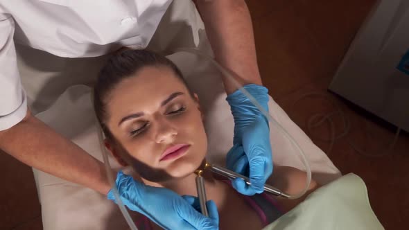 Female Patient at Beauty Salon