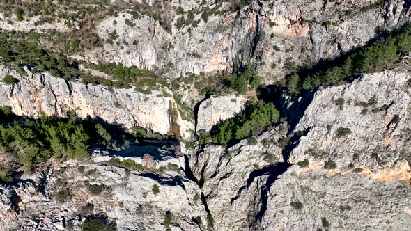 Canyon in the mountains