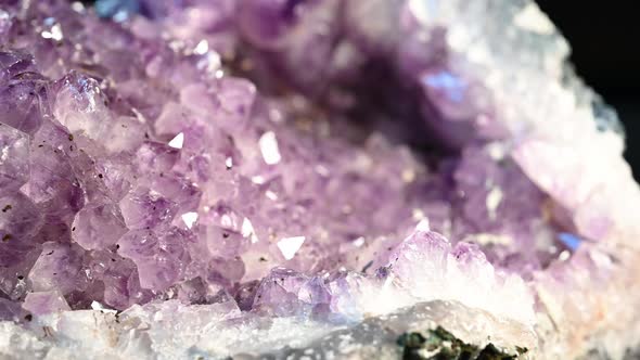 beautiful example of a large quartz deposit of amethyst.  Very large example with many crystals.  Sl