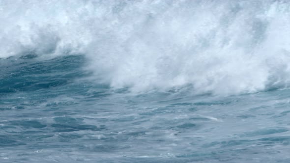 Slow Motion of Huge Waves Breaking, Fuerteventura.