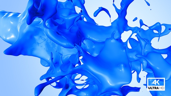 Blue Paint Jet Stream Splash V4 alt