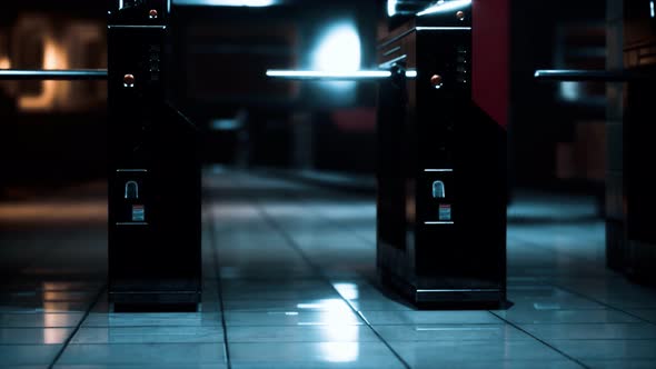 Empty Metro Station During the Coronavirus Covid19 Pandemic alt