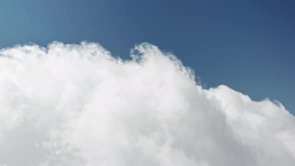 Clouds Flowing on Blue Sky on Sunny Day