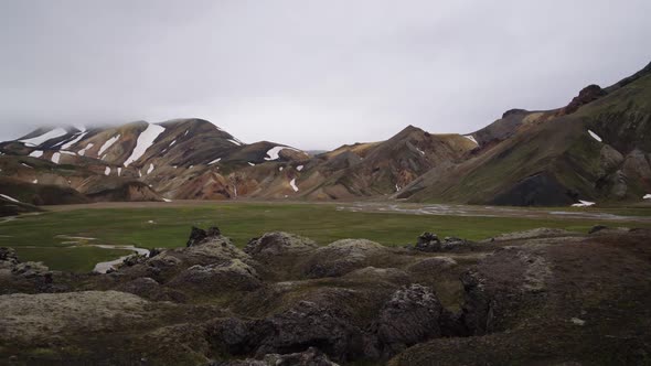 Landscape of Landmannalaugar Iceland Highland