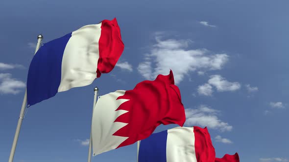 Waving Flags Bahrain France