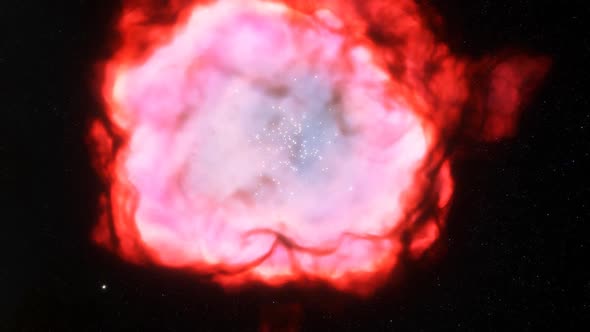 Space Background - Bright Nebula