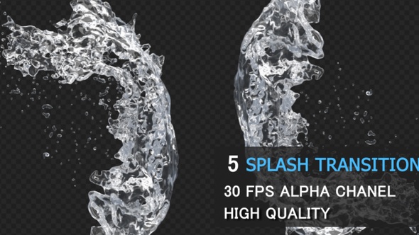 Water Splash Transition alt