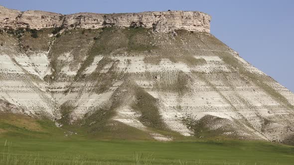 Limestone Hill Rising by Erosion in the Collapse Area