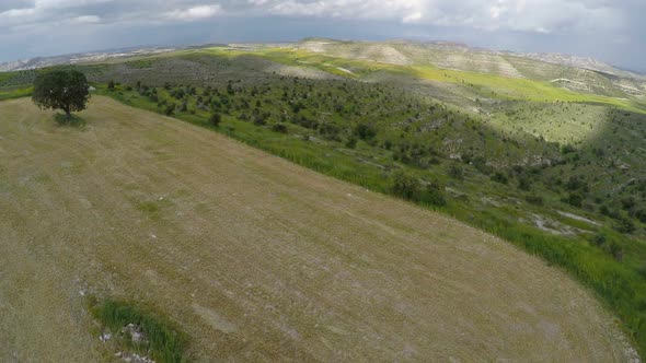 Aerial View of Cyprus Landscapes, Quadrocopter Capturing the Beauty of Nature