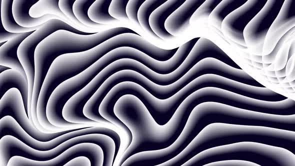 Animated White Liquid Color Smooth Wavy Background Motion Video
