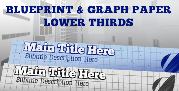 Blueprint Lower Third Pack