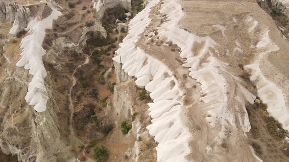 Aerial View Cappadocia Landscape