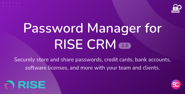 Password Manager for RISE CRM