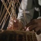Weaving a Basket From Willow Branches - VideoHive Item for Sale