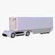 Autonomous Futuristic Cargo Truck M2 - 3DOcean Item for Sale