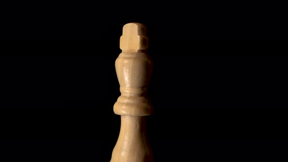 Macro slide, king chess figure.