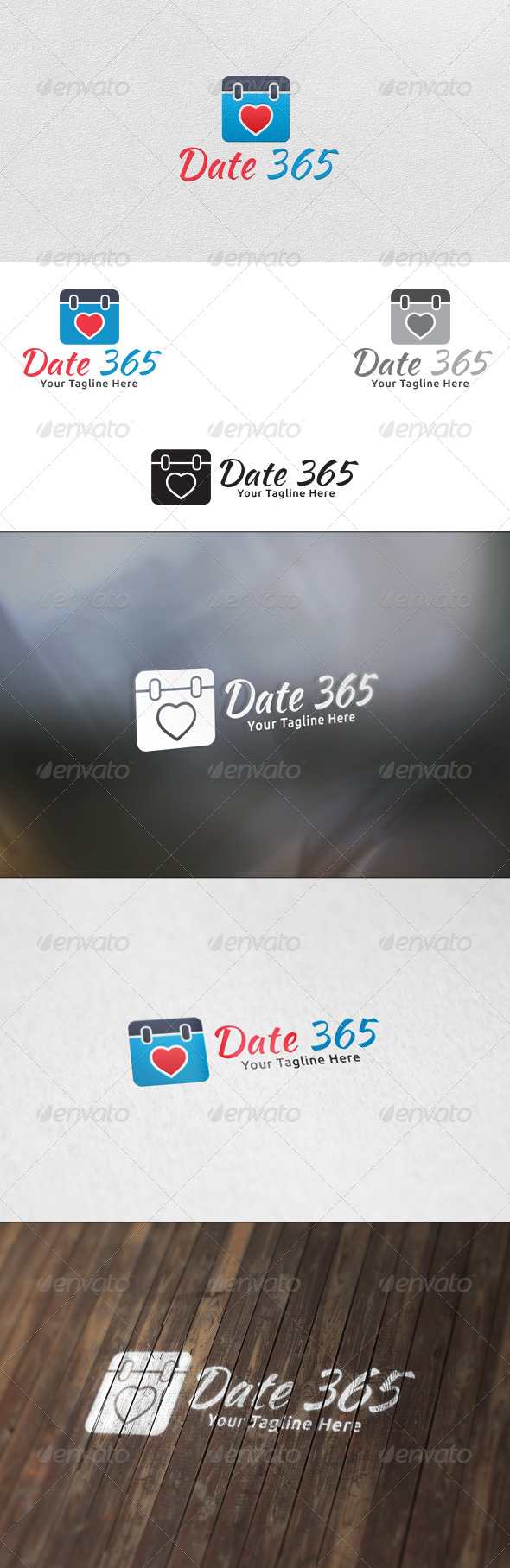 Date 365 - Logo Template