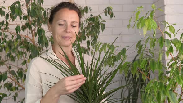 Holding Potted Plant