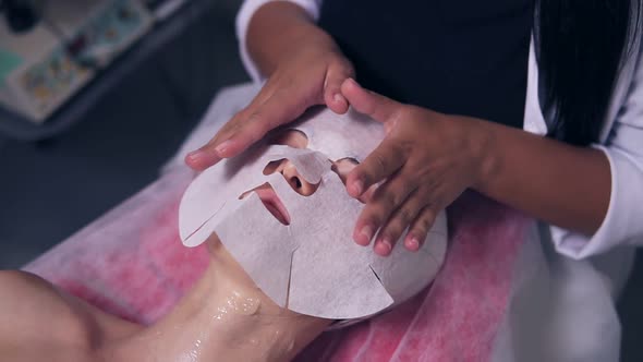 Professional Carboxytherapy for Young Woman in Spa Salon