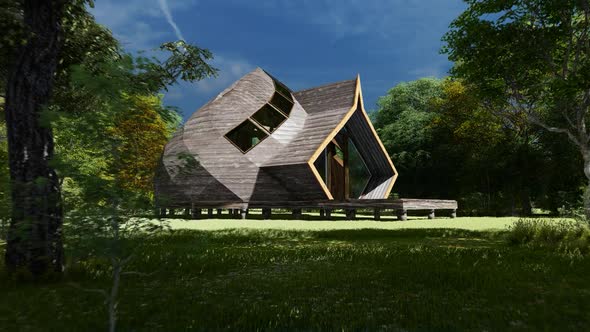 Wooden house concept design