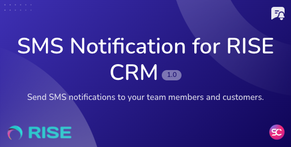 SMS Notification for RISE CRM