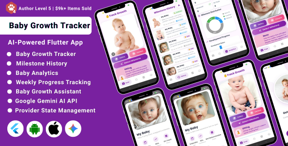 BabyLens – AI Baby Milestone & Growth Tracker Flutter App
