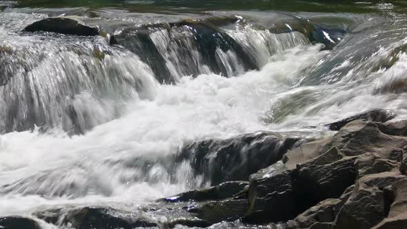 Water Stream in Mountains