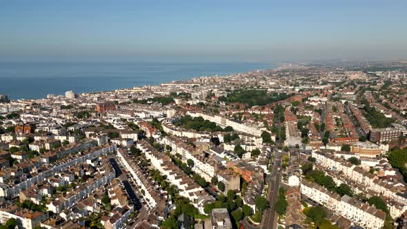 Aerial Video Neighborhoods In Brighton Beach Uk