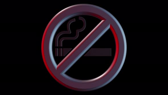 Cigarette No Smoking Symbol 4k
