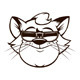 Cartoon Fat Cat Face with Sunglasses - GraphicRiver Item for Sale