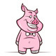 Cartoon Piggy Smiling - GraphicRiver Item for Sale