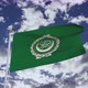 Arab League Flag With Sky 4k - VideoHive Item for Sale
