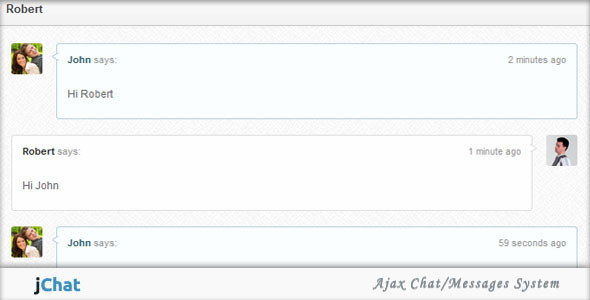 jChat - system Ajax Chat / Messages