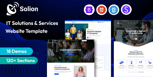 Solion – IT Solutions & Technology Services HTML Template