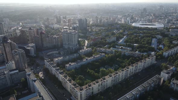 Kyiv  Aerial View of the Capital of Ukraine