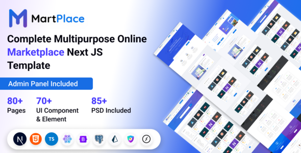 MartPlace – Multipurpose Online Marketplace Next.js Template