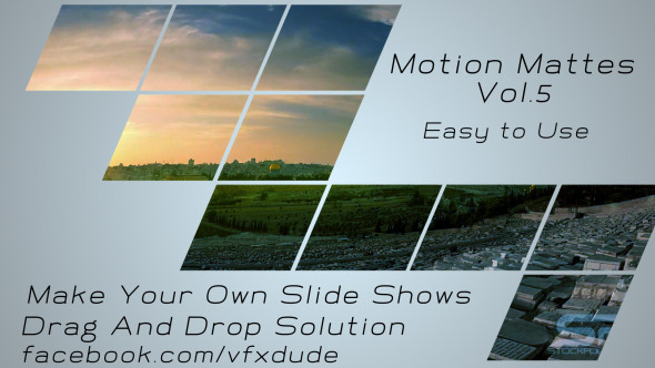 Drag And Drop Solution Motion Mattes Pack 5