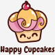 Happy Cupcakes Logo - GraphicRiver Item for Sale