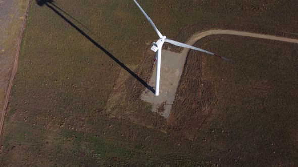 Wind Turbines From a Bird'seye View