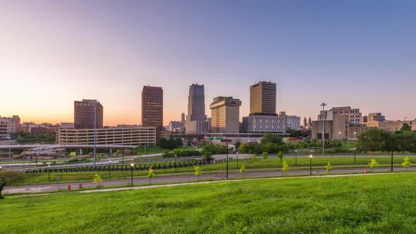 Akron, Ohio, USA Skyline