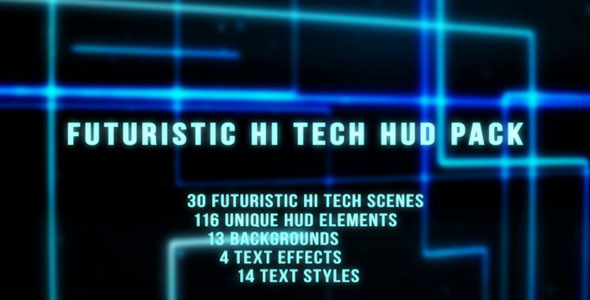 Futuristic Hi Tech HUD Pack alt