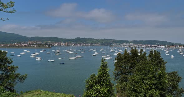 Bay of Txingudi, Hendaye, Basque country, France