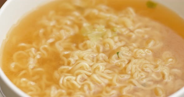 Instant noodle with soup